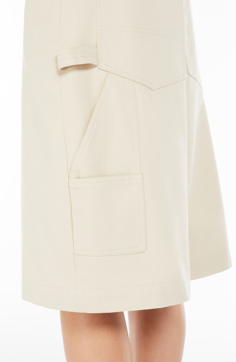 Weekend Max Mara Cotton Utility Culottes, Alternate, color, Beige