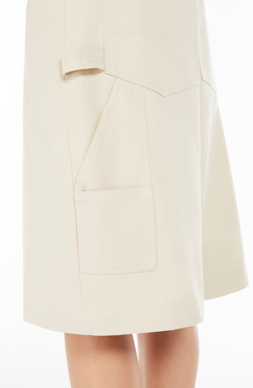 Weekend Max Mara Cotton And Linen Canvas Trousers In Beige