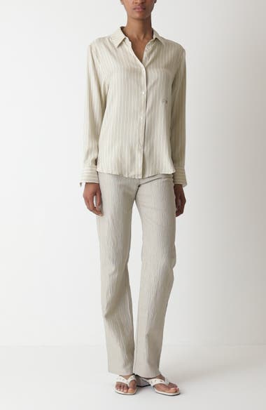 Paloma Wool Lorenzo Stripe Silk Button-Up Shirt | Nordstrom
