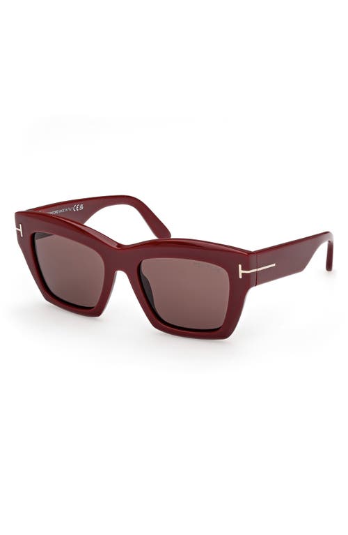 Tom Ford Luna 52mm Butterfly Sunglasses