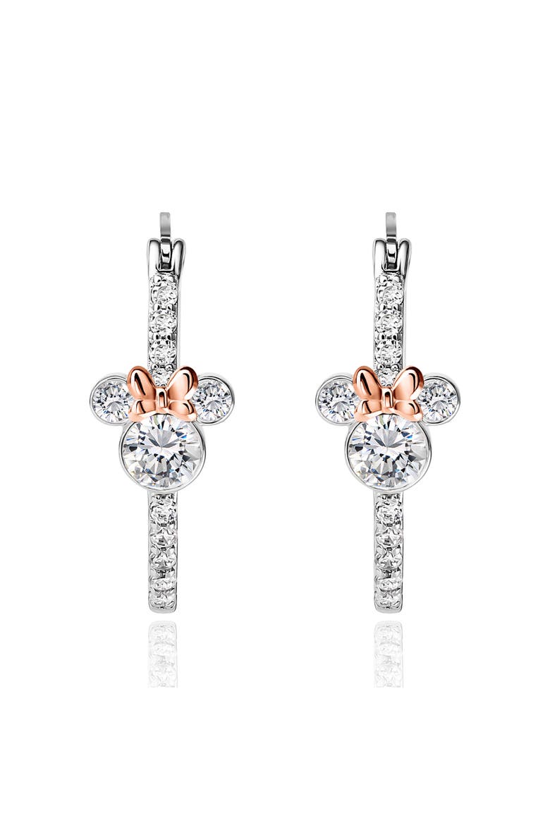 Mommy & Me Silver Plated Hoops and Stud Earrings Set, Alternate, color, Silver