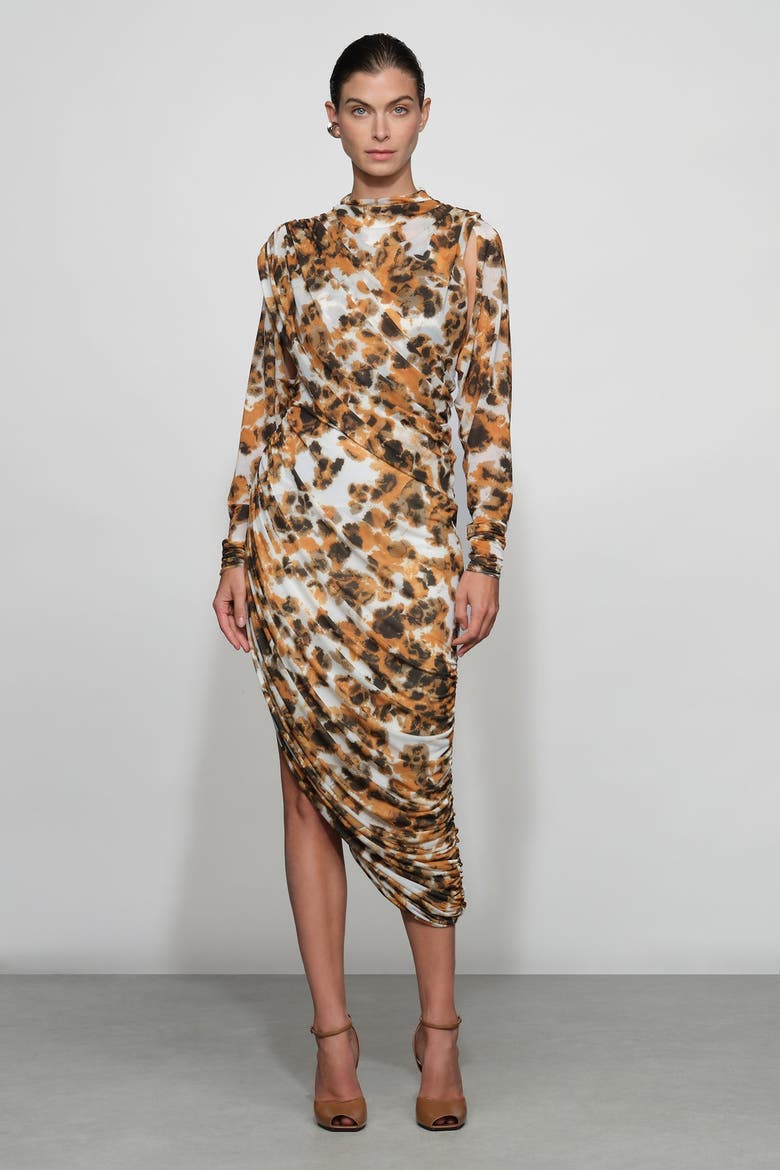 Lucien Dress, Alternate, color, Golden Multi