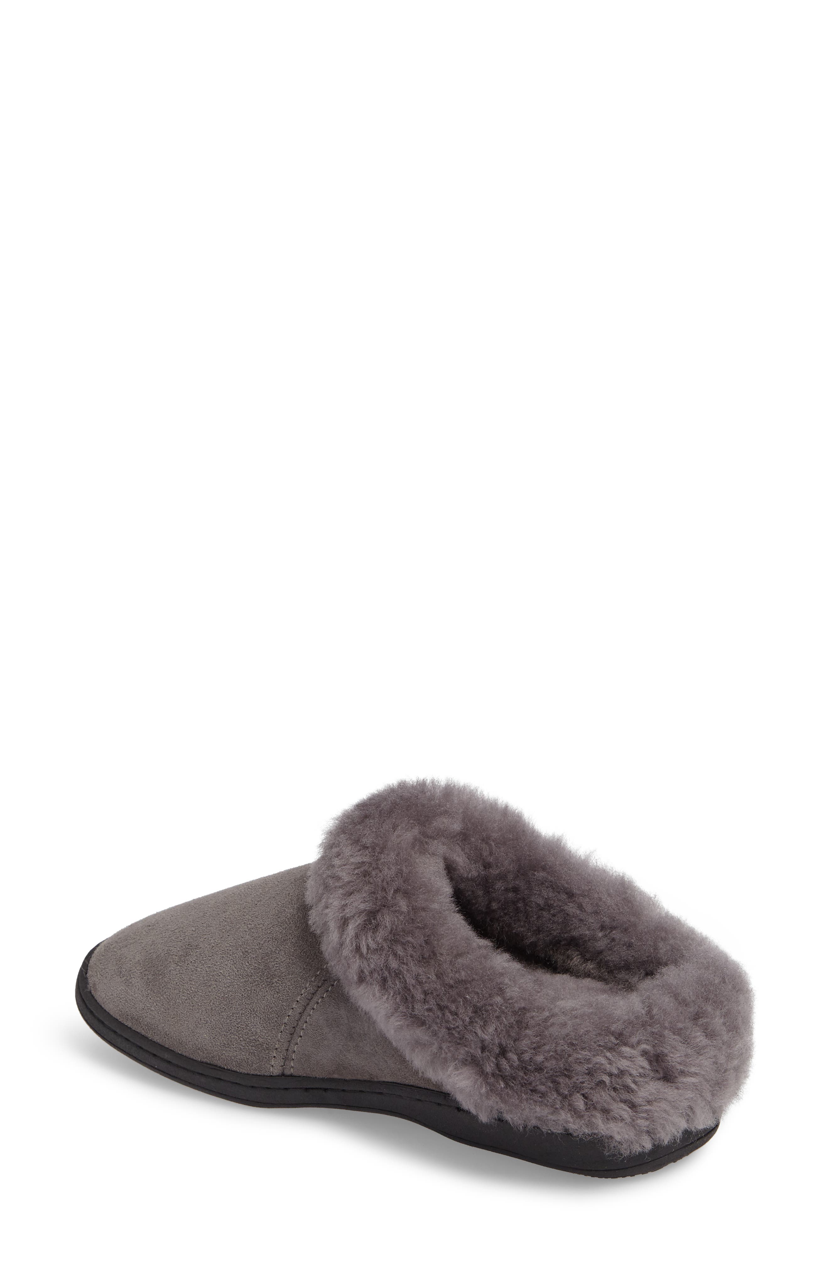 Acorn Genuine Shearling Mule Slipper, Alternate, color, 