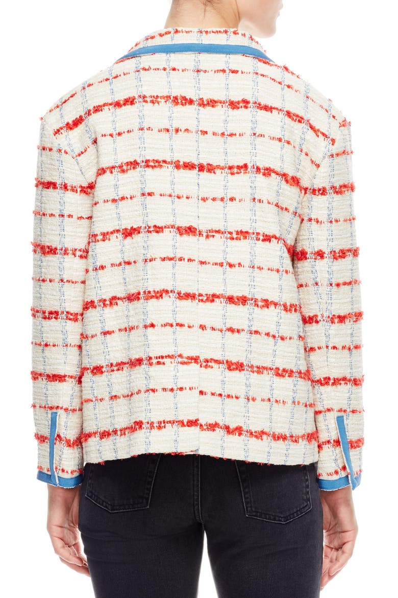 Idaline Tweed Crop Jacket, Alternate, color, MULTICOLOR