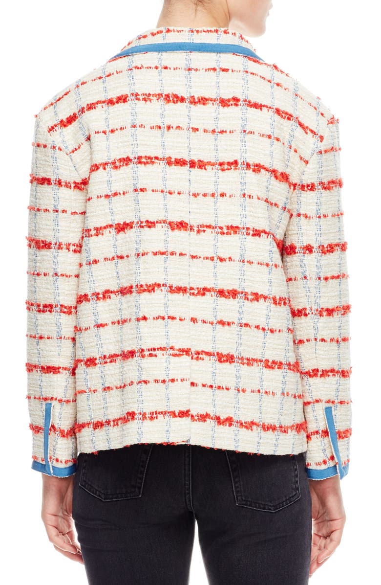 SANDRO Idaline Tweed Crop Jacket, Alternate, color,