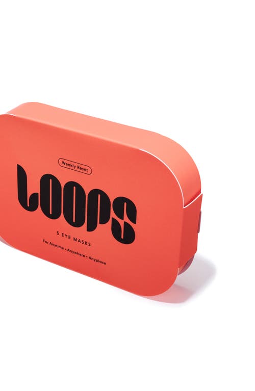 LOOPS LOOPS WEEKLY RESET 5-PACK EYE MASKS