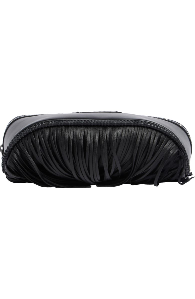 Longchamp Amazone Leather Belt Bag, Alternate, color, Black