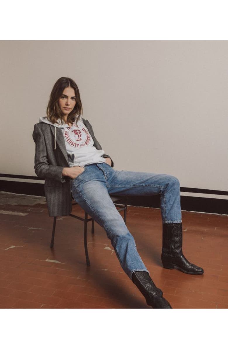 Fortela Holly Cotton Sweatshirt, Alternate, color, Ecru