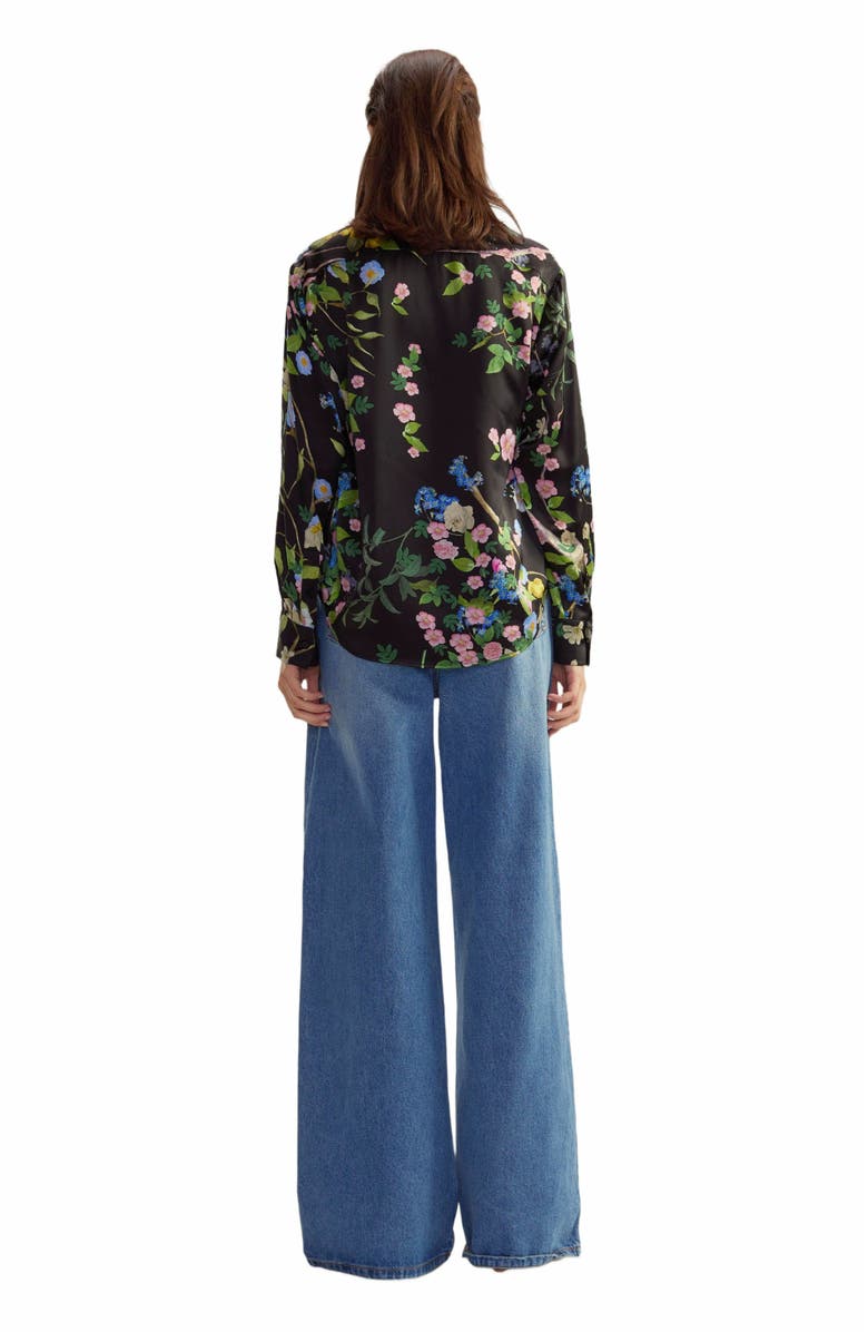 Cynthia Rowley Collectible Silk Shirt, Alternate, color,