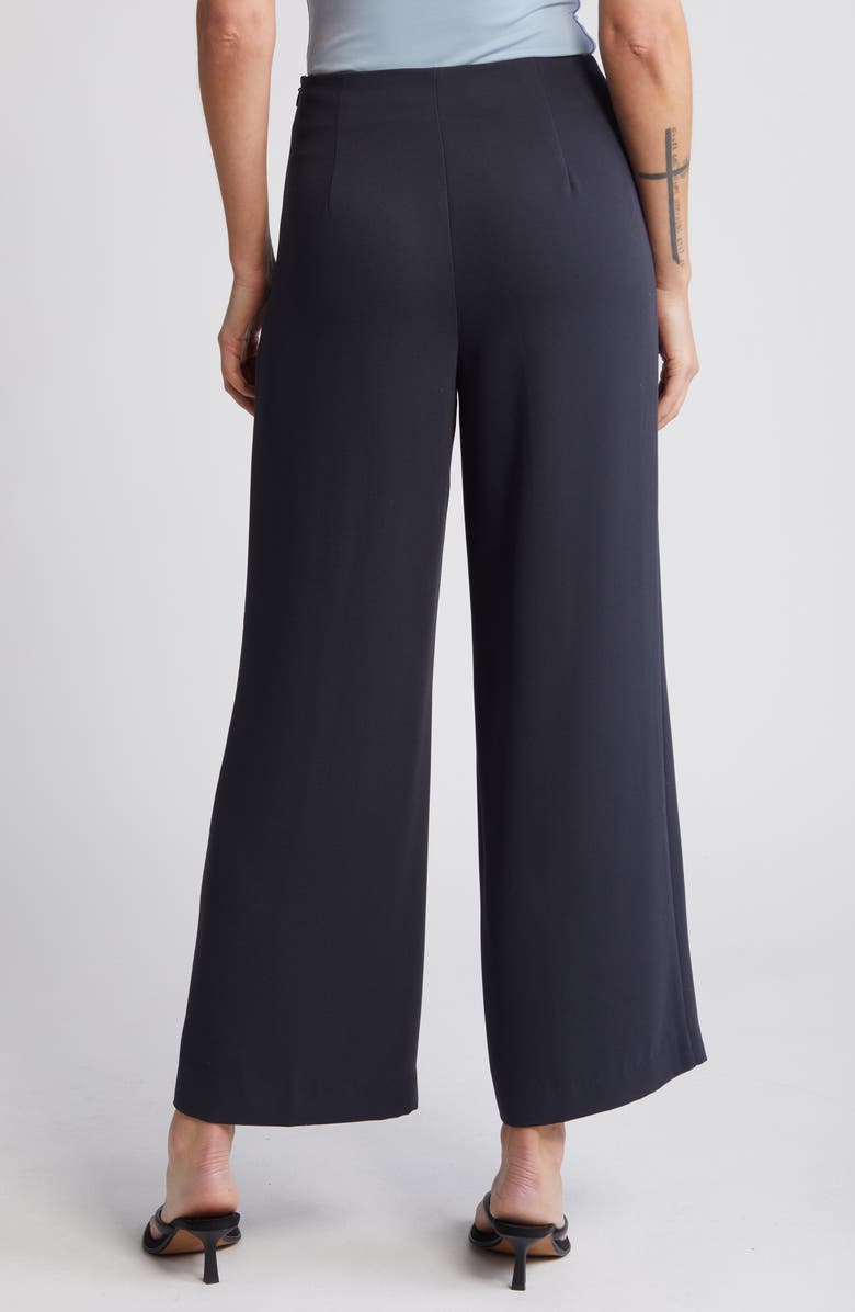RUE SOPHIE Ingrid Ankle Wide Leg Pants, Alternate, color, Navy