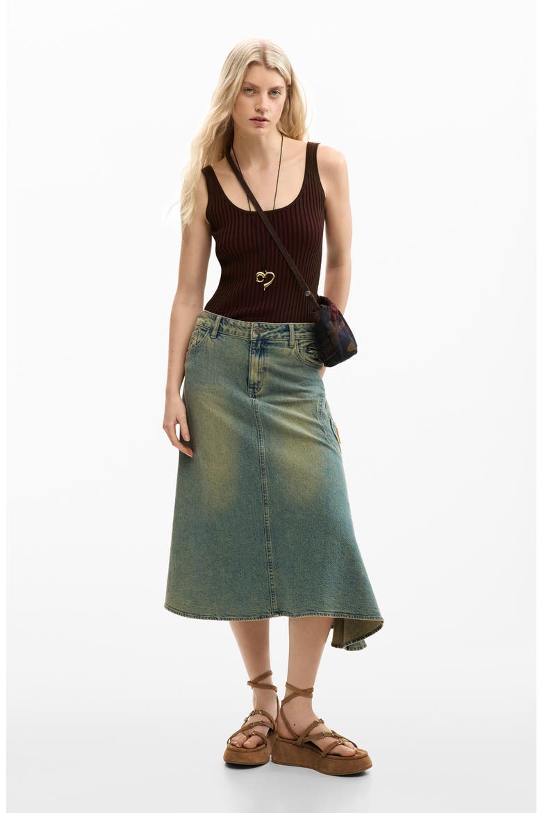 Rib Tank, Alternate, color, BROWN