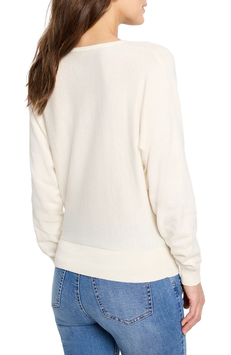 NIC+ZOE Dolman Sleeve Sweater, Alternate, color, Classic Cream