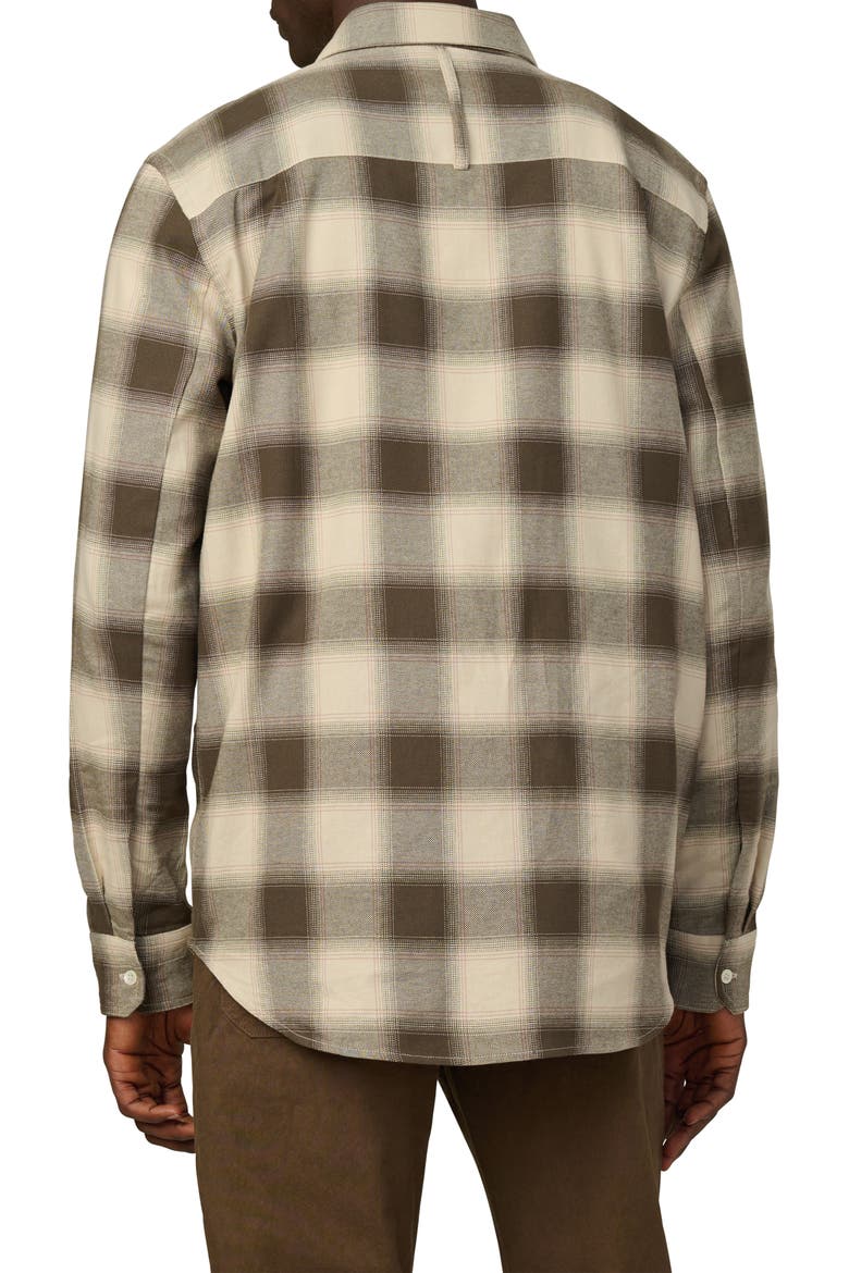 The Reynolds Plaid Cotton Button-Up Shirt, Alternate, color, BUNGEE PLAID