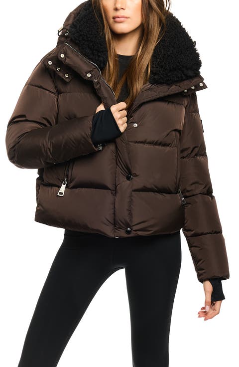 Phoenix Down Puffer Jacket with Faux Fur Trim