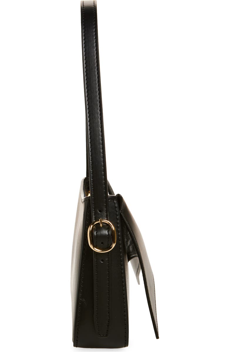 Coperni Belted Baguette Leather Shoulder Bag, Alternate, color,