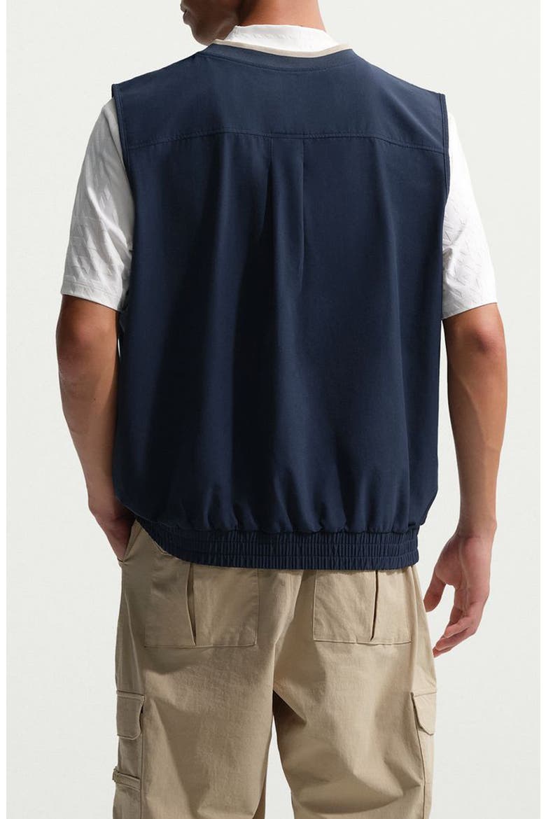 Wind Dri-FIT Oversize Vest, Alternate, color, COLLEGE NAVY/ LIMESTONE