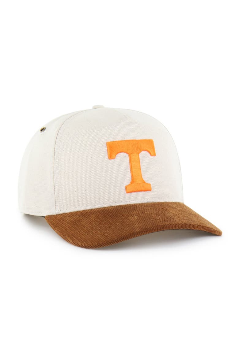 Men's Carhartt x '47 Natural/Brown Tennessee Volunteers Undyed Relaxed Hitch Adjustable Hat, Alternate, color, Natural