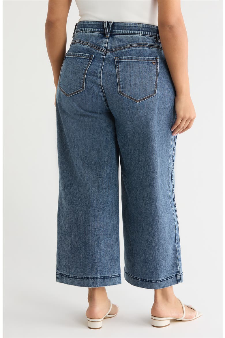 Gracie Skyrise Double Side Seam Wide Leg Jeans, Alternate, color, BLUE ARTISANAL