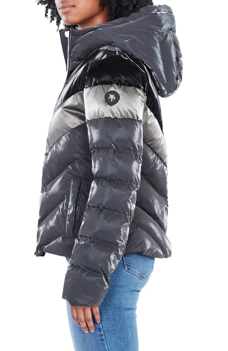 Woodpecker Robin Water Resistant Hooded Quilted Puffer Jacket, Alternate, color, 