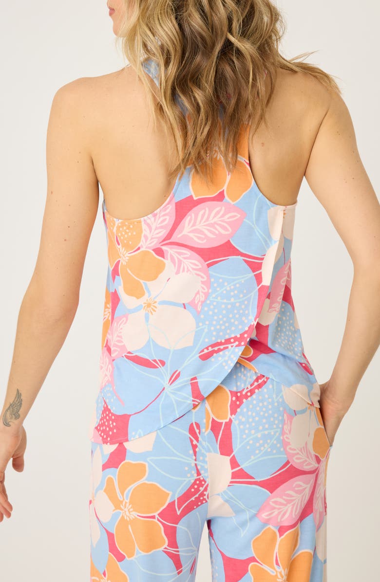 PJ Salvage Tropical Dreams Sleep Tank, Alternate, color, Blue Multi