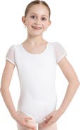 CAPEZIO Puff Sleeve Keyhole Back Leotard