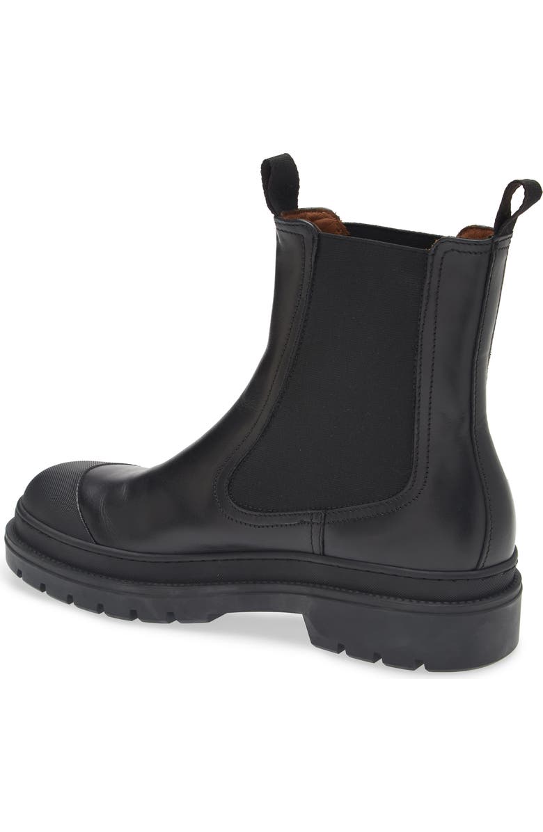 Aquatalia Kent Genuine Shearling Lined Chelsea Boot, Alternate, color,