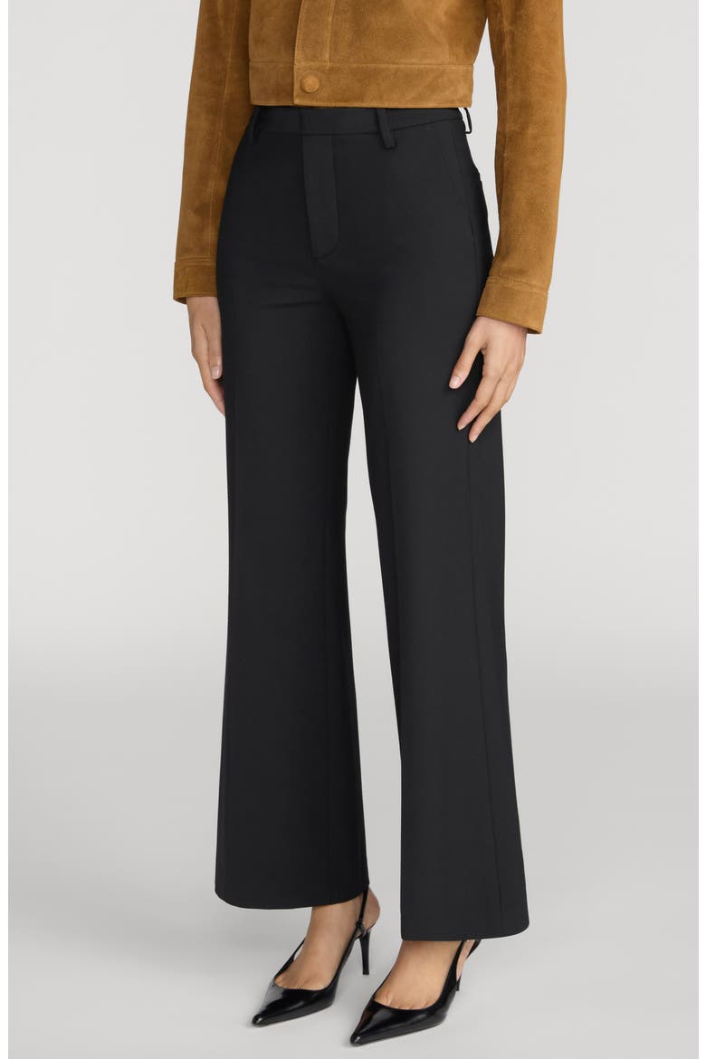 The Swing High Waist Wide Leg Trousers, Alternate, color, BLACK