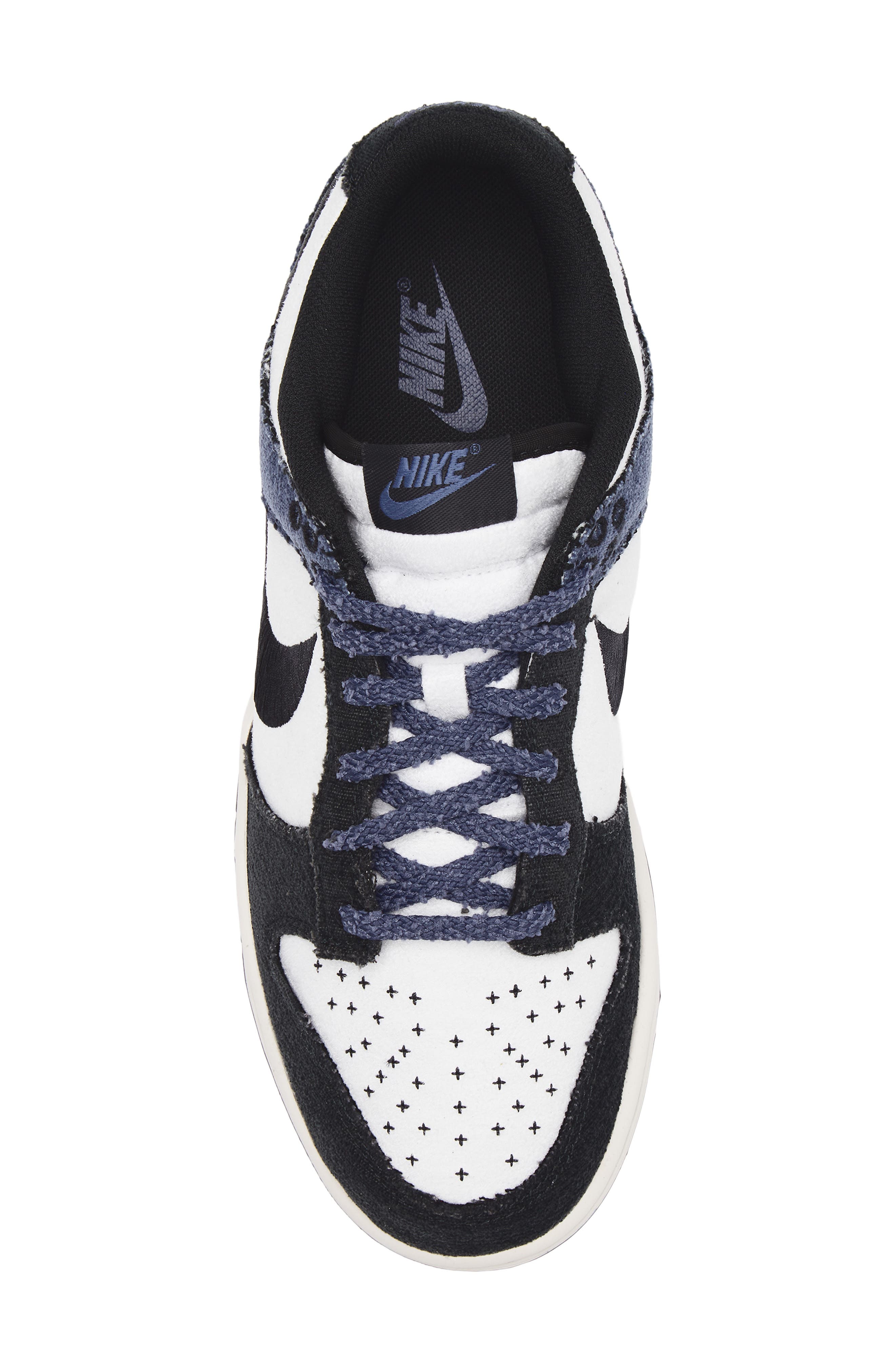 Nike Dunk Low Basketball Sneaker, Alternate, color, White/ Off Noir