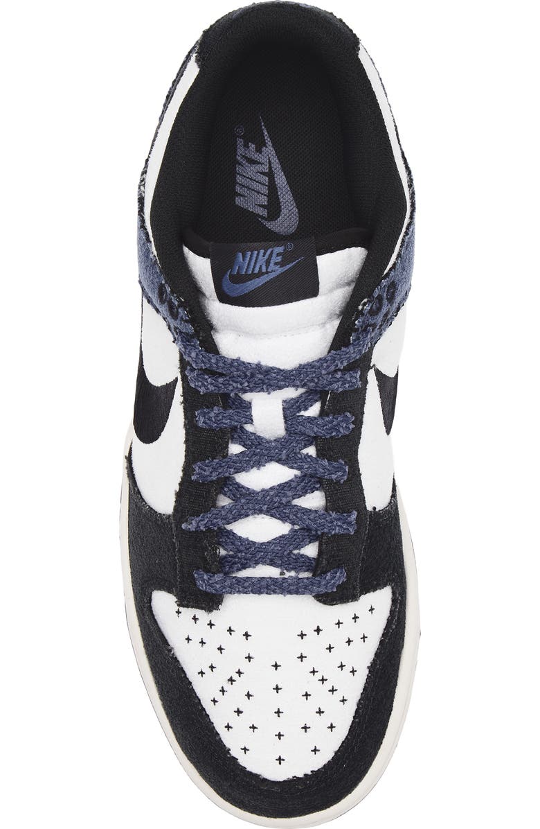 Nike Dunk Low Basketball Sneaker, Alternate, color, White/ Off Noir