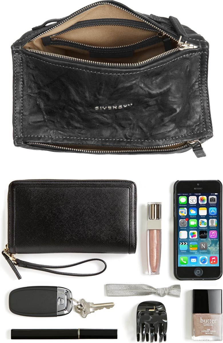 Givenchy Mini Pepe Pandora Leather Shoulder Bag, Alternate, color,