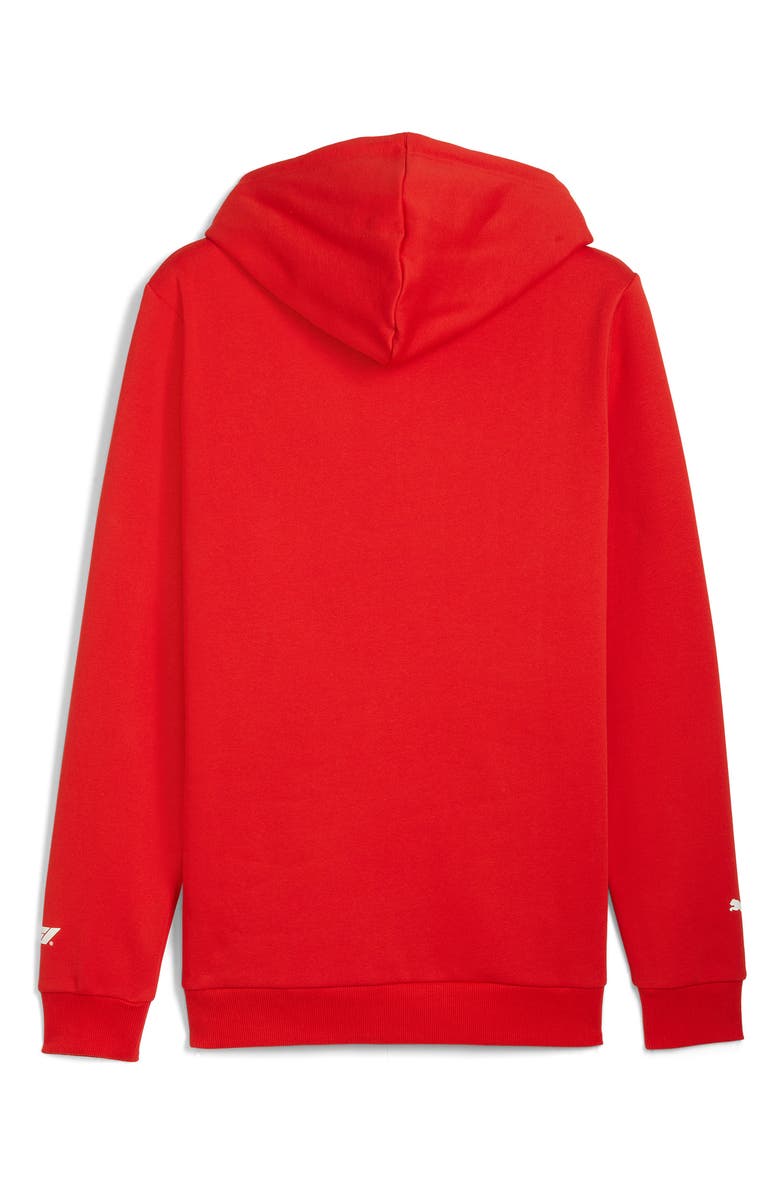 PUMA Formula 1<sup>®</sup> Essential Logo Graphic Hoodie, Alternate, color, Pop Red