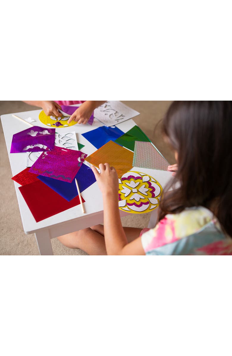 KULTURE KHAZANA Foil Craft Rangoli Mandala Playset, Alternate, color, 