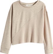 Treasure & Bond Kids' Mixed Texture Sweatshirt