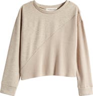 Treasure & Bond Kids' Mixed Texture Sweatshirt