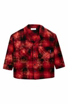 Kids' Bleached Flannel Shirt