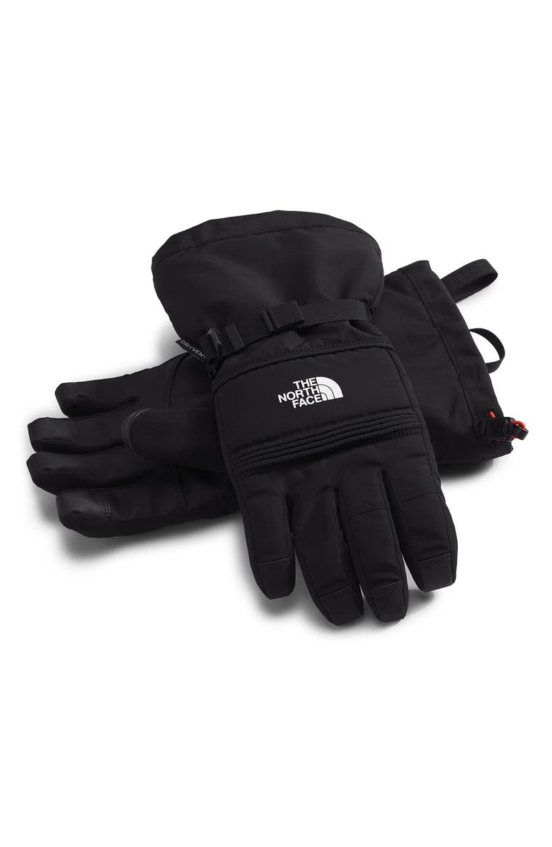 The North Face Montana Water Repellent Ski Gloves, Alternate, color, Tnf Black