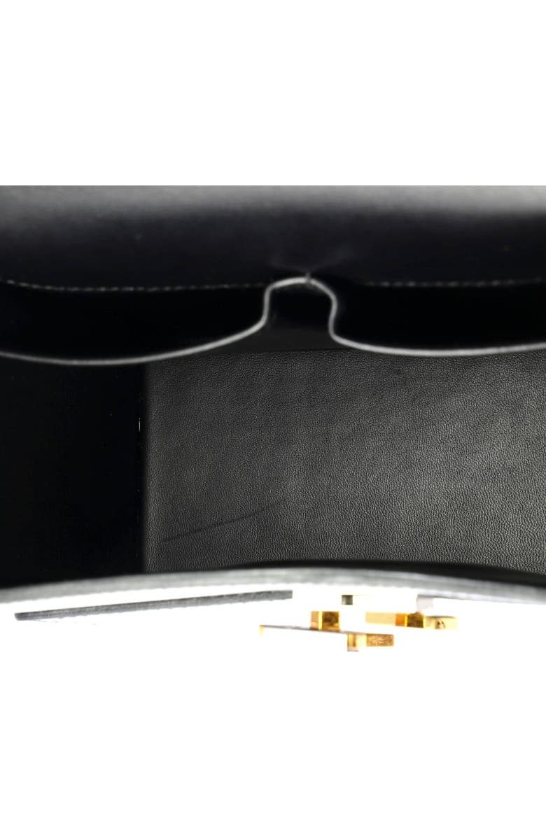 Pre-Owned Hermes Cinhetic Top Handle Bag Villandry Calfskin, Alternate, color, Noir