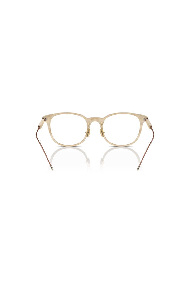 51mm Rectangle optical glasses, Alternate, color, Beige