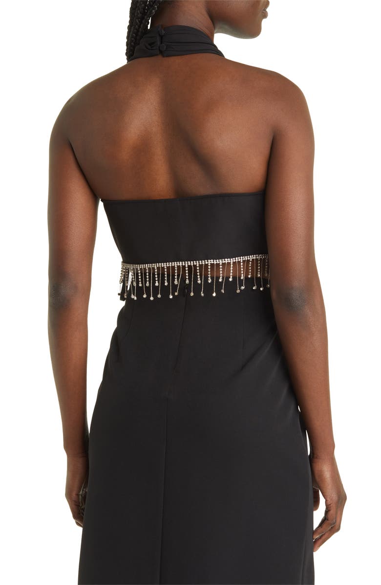 SOMETHING NEW Coco Jewel Halter Crop Top, Alternate, color, 