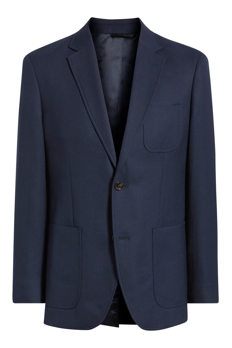 Henrik Wool Sport Coat, Alternate, color, NAVY BASKETWEAVE