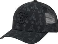 New Era Men's New Era Black San Francisco Giants Tonal Icon 9FORTY Adjustable Trucker Hat