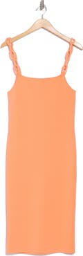 Alice + Olivia Alina Braid Strap Body-Con Dress