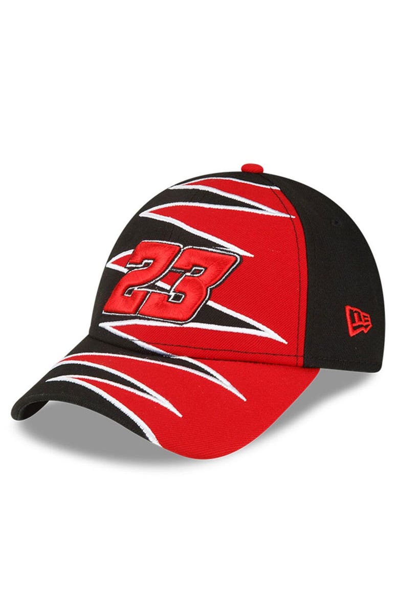 New Era Men's New Era Red/Black Bubba Wallace 9FORTY Zig Zag Snapback Adjustable Hat, Alternate, color, 