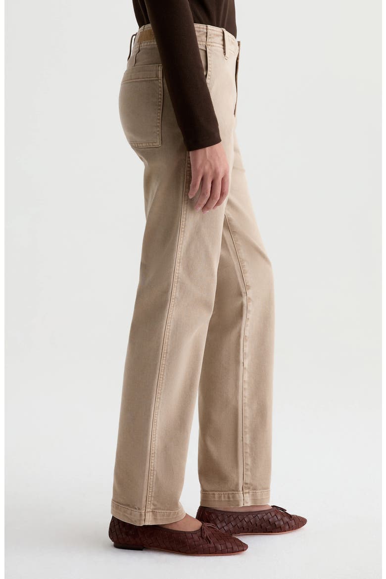 Brinley Mid Rise Straight Leg Trouser Jeans, Alternate, color, SULFUR STUDIO TAN