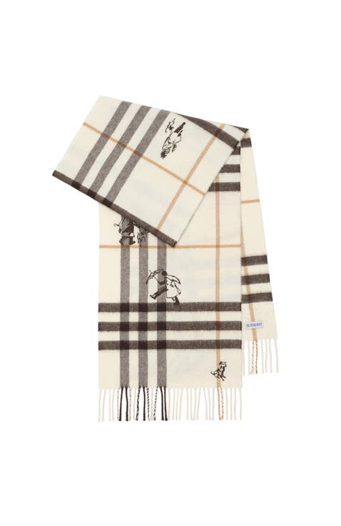 Check Mates Cashmere Scarf
