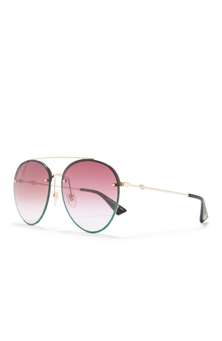 Gucci 62mm Round Sunglasses, Alternate, color,