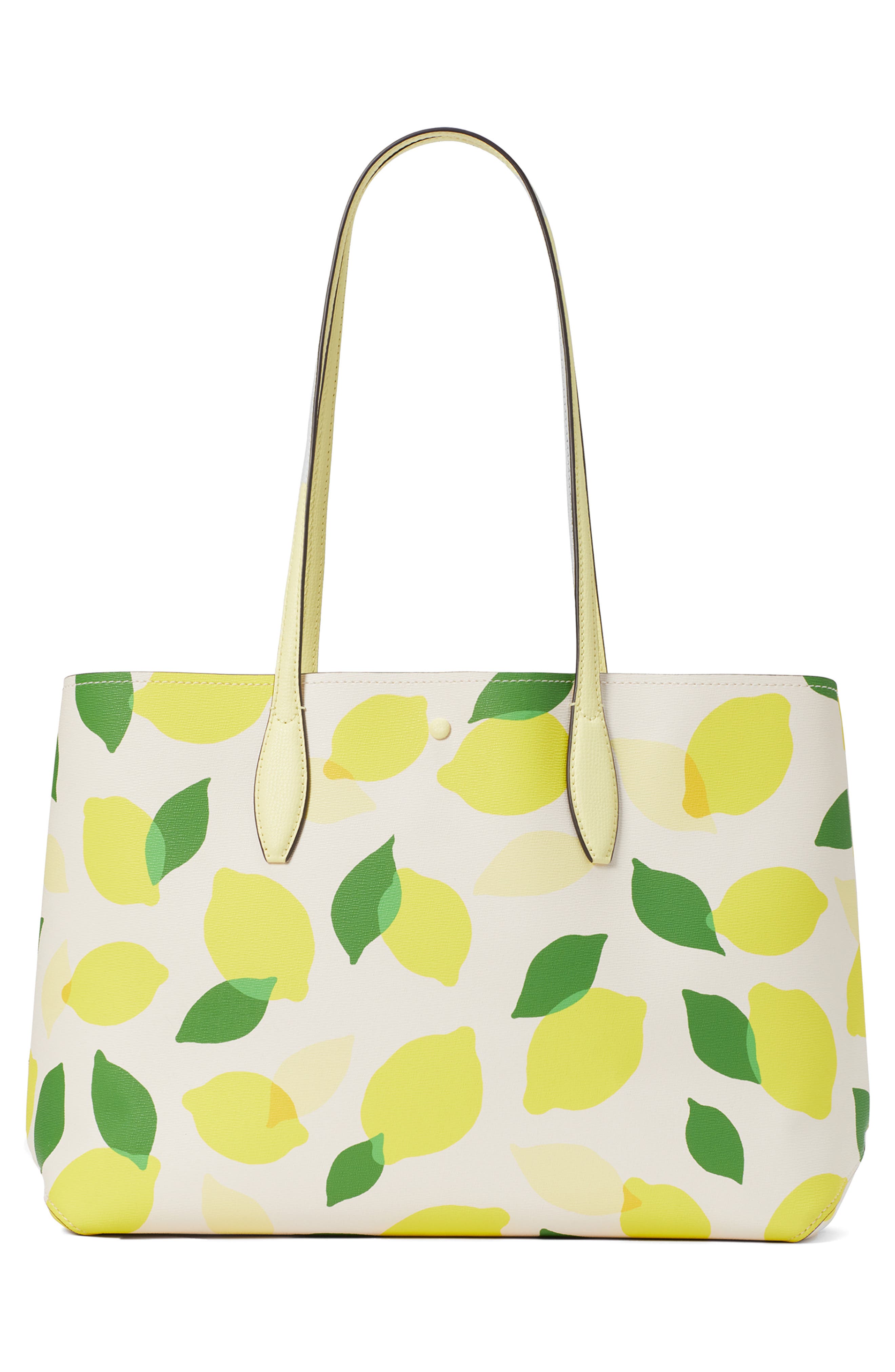 Kate Spade New York all day lemon toss print tote, Alternate, color, 