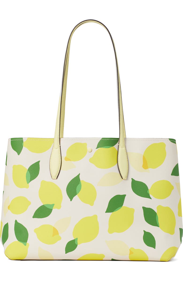 Kate Spade New York all day lemon toss print tote, Alternate, color,