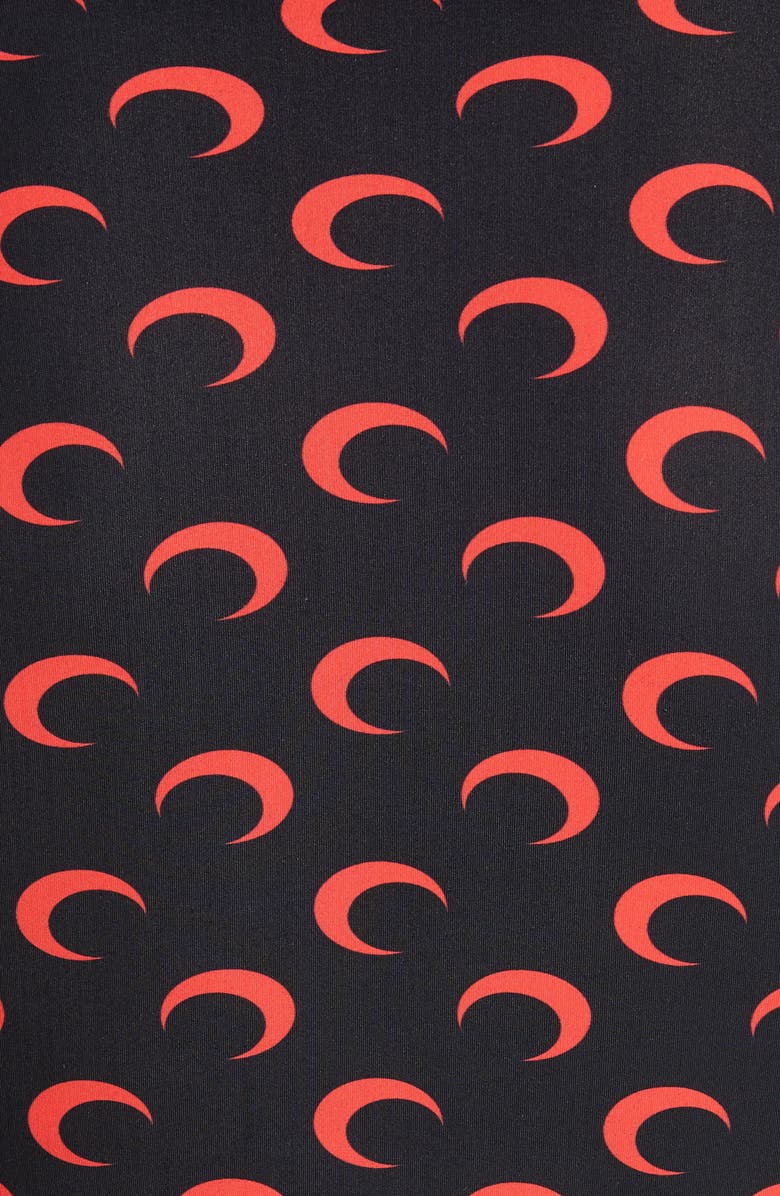 Marine Serre Fitted Moon Print Top, Alternate, color,