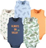 Hudson Baby Cotton Tank-Style Bodysuits